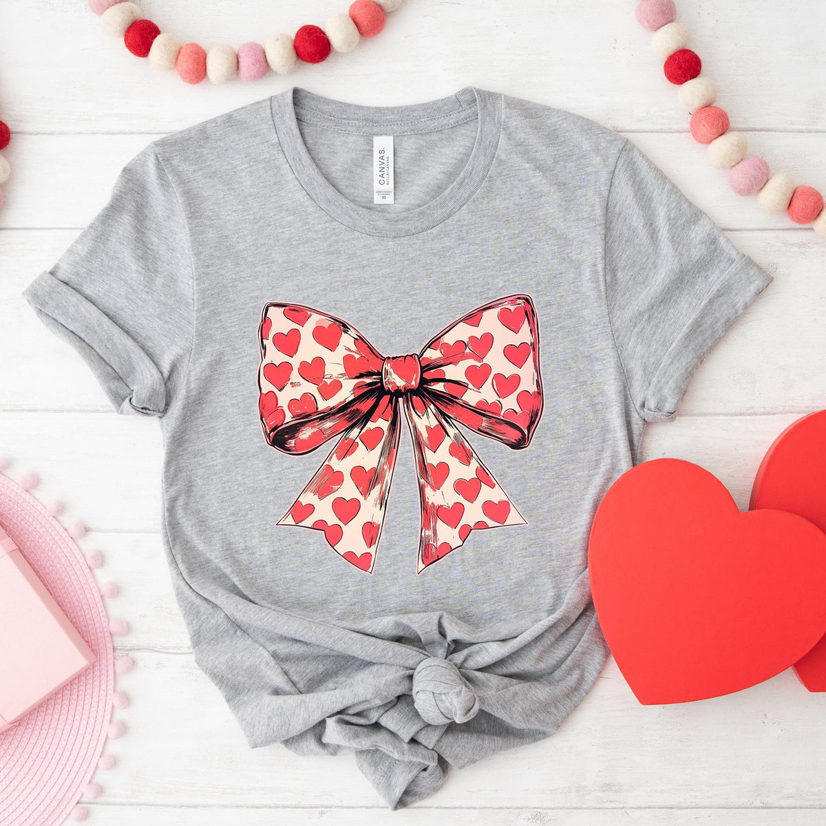 Coquette Hearts - Women's Short Sleeve Graphic T-Shirt