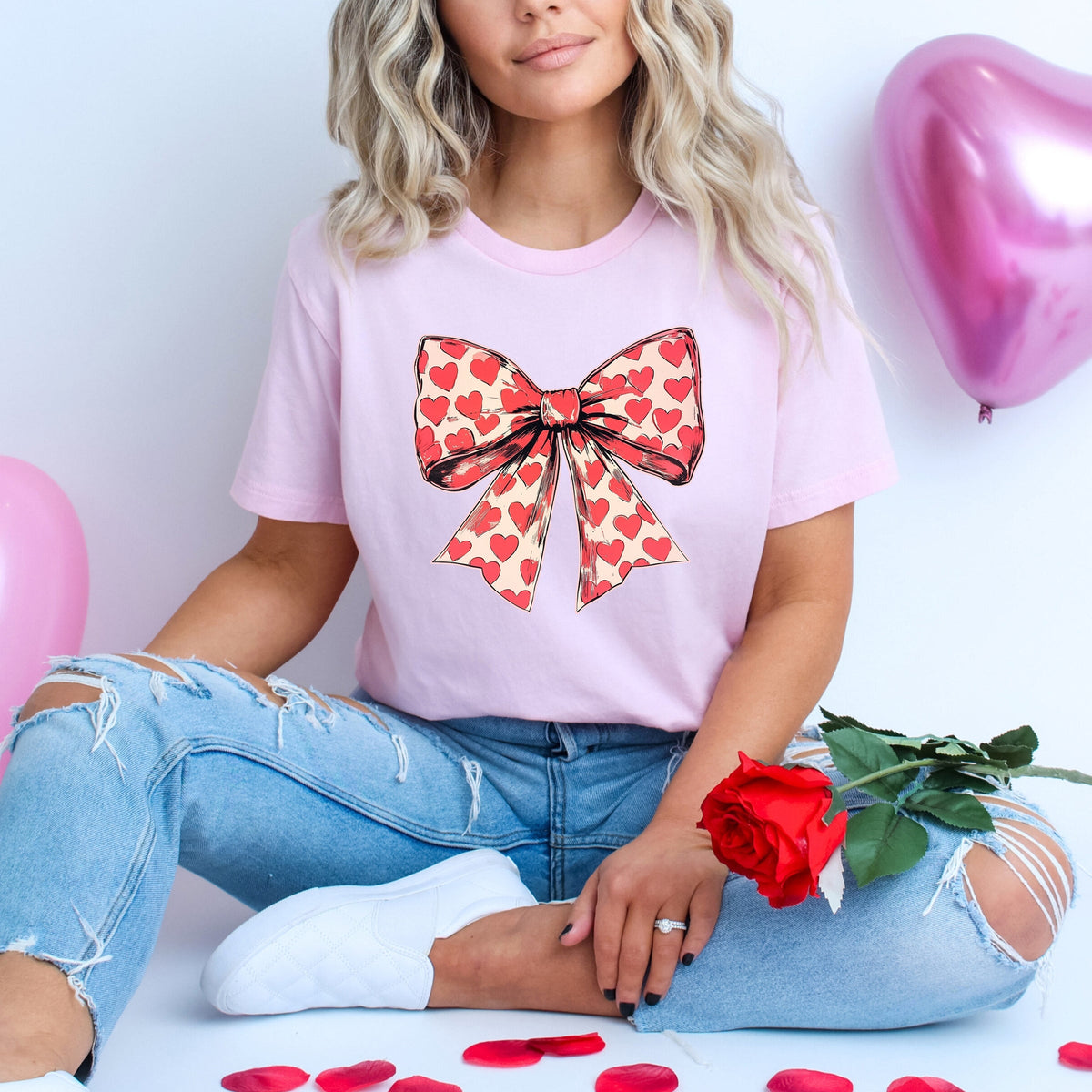 Coquette Hearts - Women's Short Sleeve Graphic T-Shirt