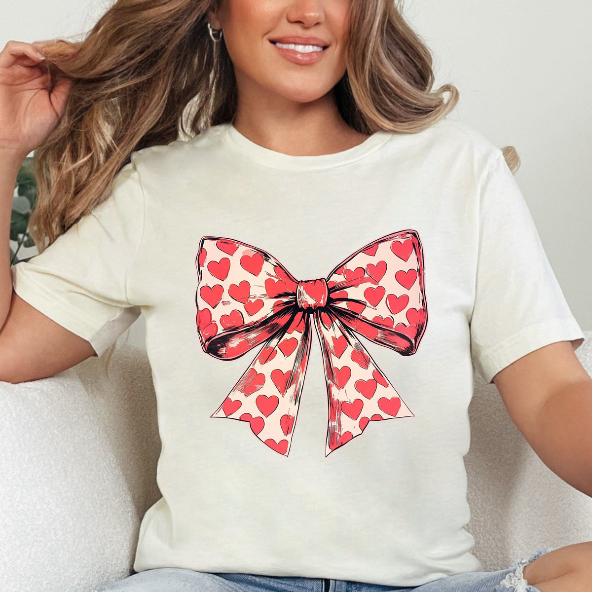 Coquette Hearts - Women's Short Sleeve Graphic T-Shirt