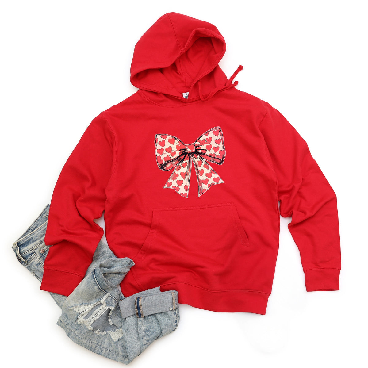 Coquette Hearts - Women's Graphic Hoodie