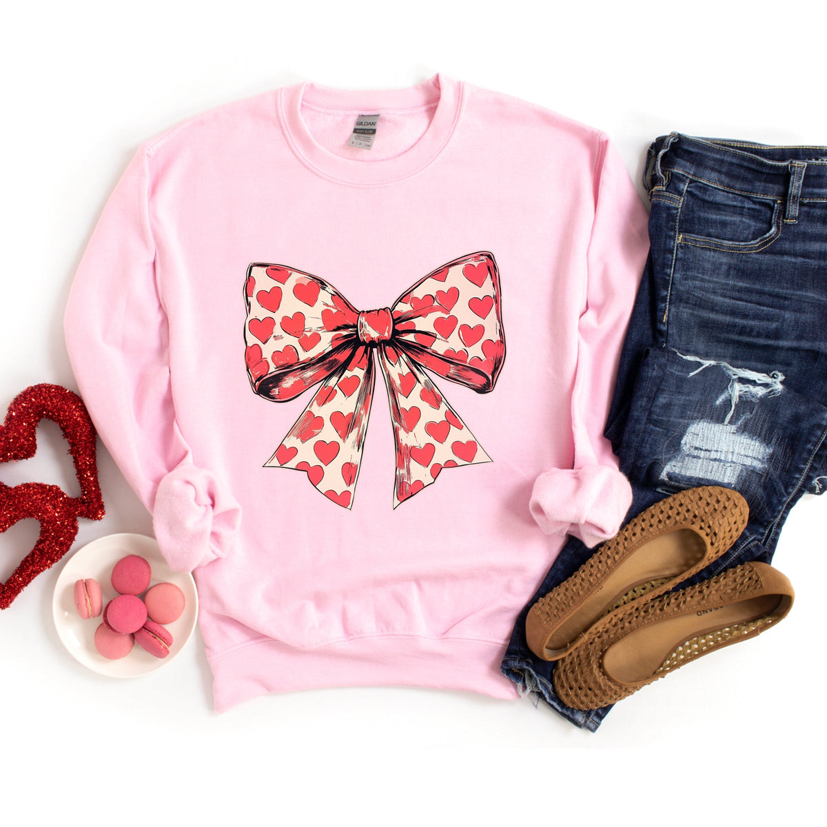 Coquette Hearts - Women's Graphic Sweatshirt