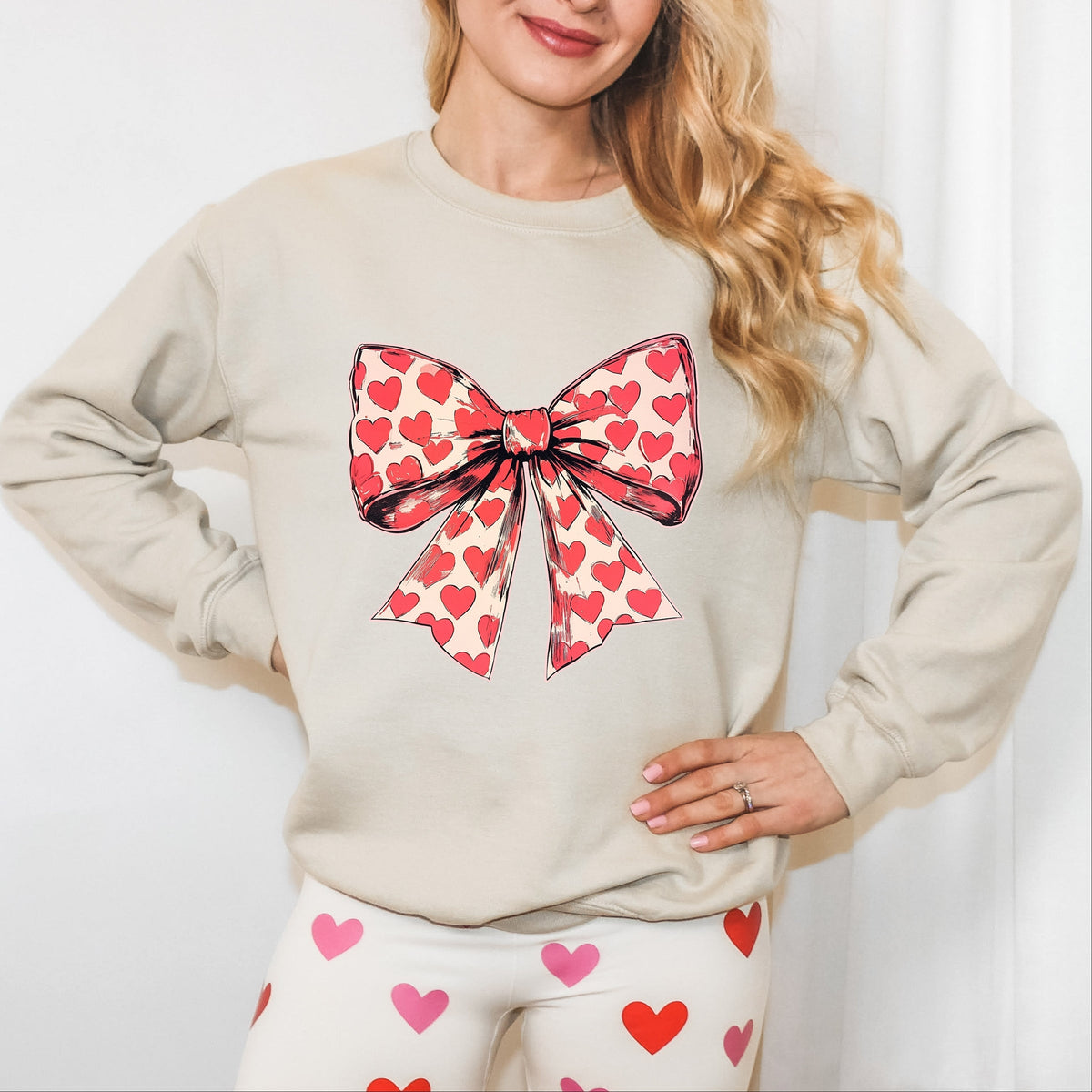 Coquette Hearts - Women's Graphic Sweatshirt