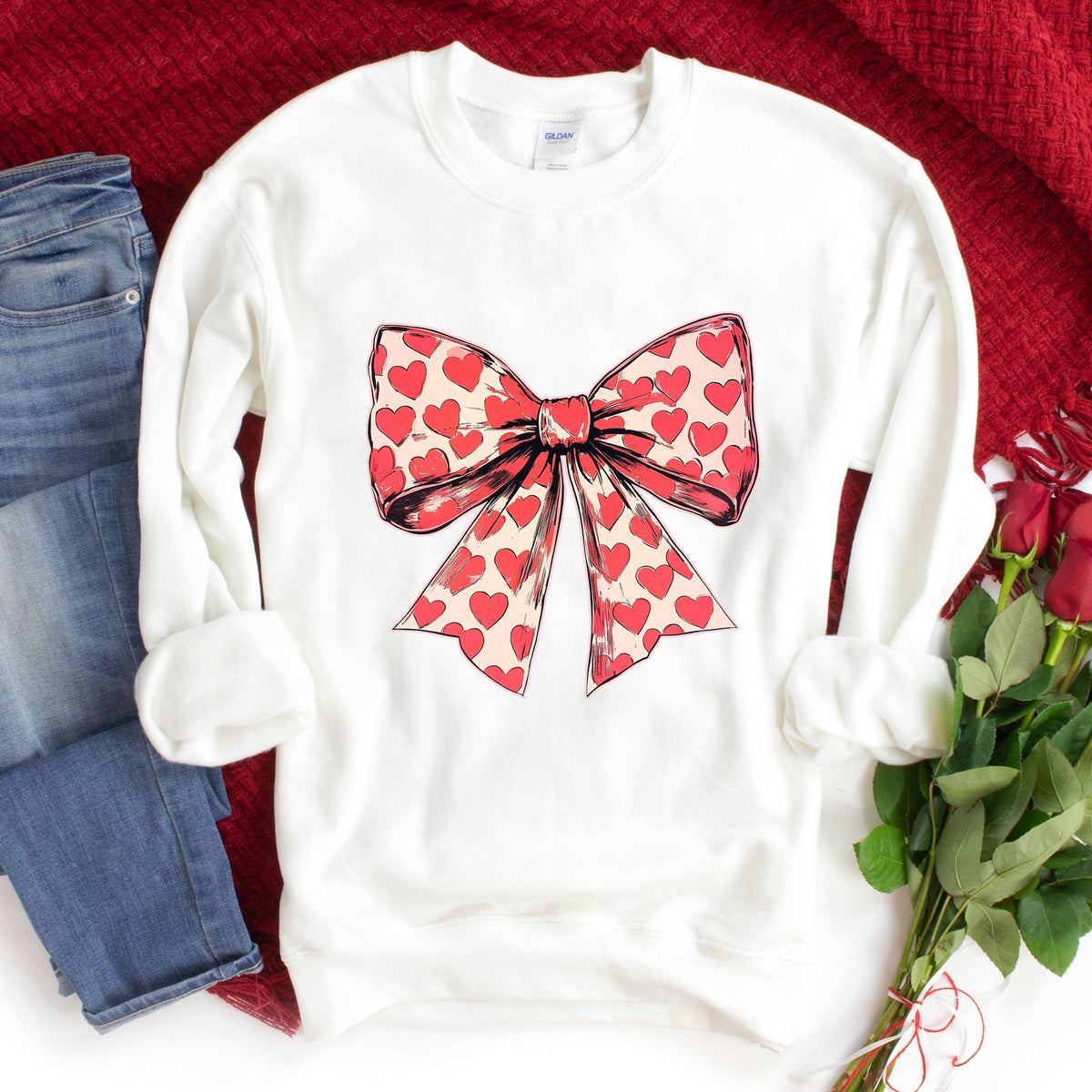 Coquette Hearts - Women's Graphic Sweatshirt