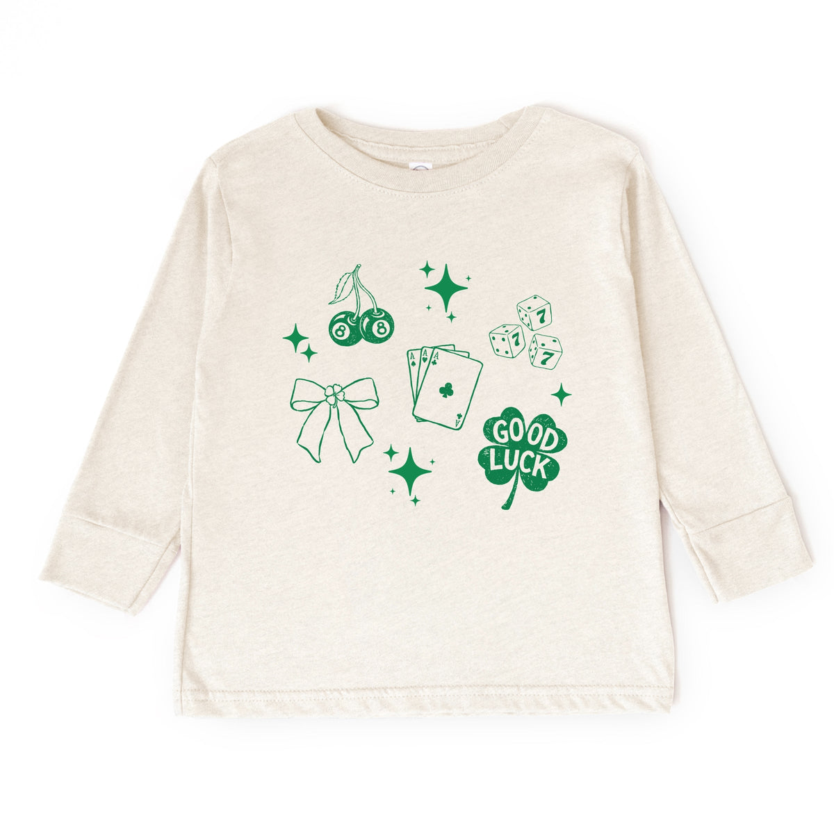 Lucky Icons Stars - Toddler Long Sleeve Graphic Tee