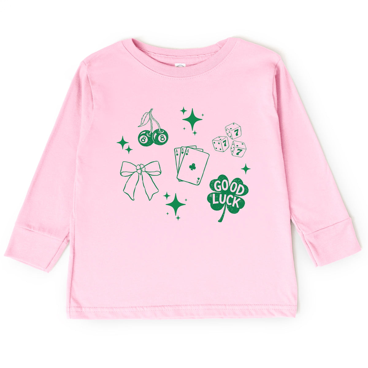 Lucky Icons Stars - Toddler Long Sleeve Graphic Tee