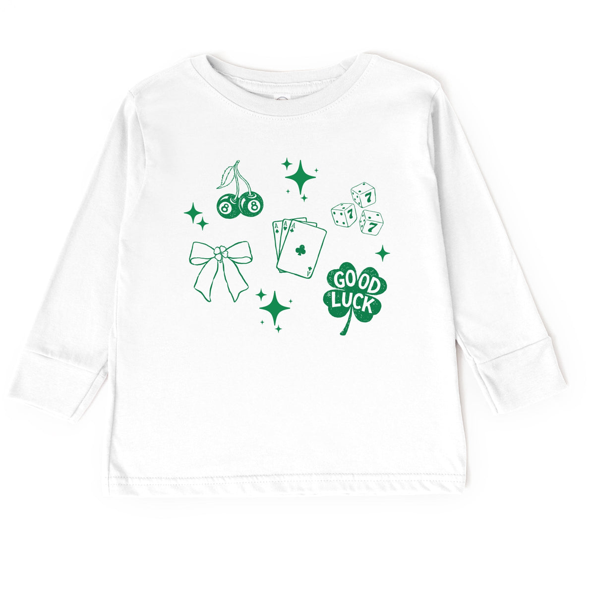 Lucky Icons Stars - Toddler Long Sleeve Graphic Tee