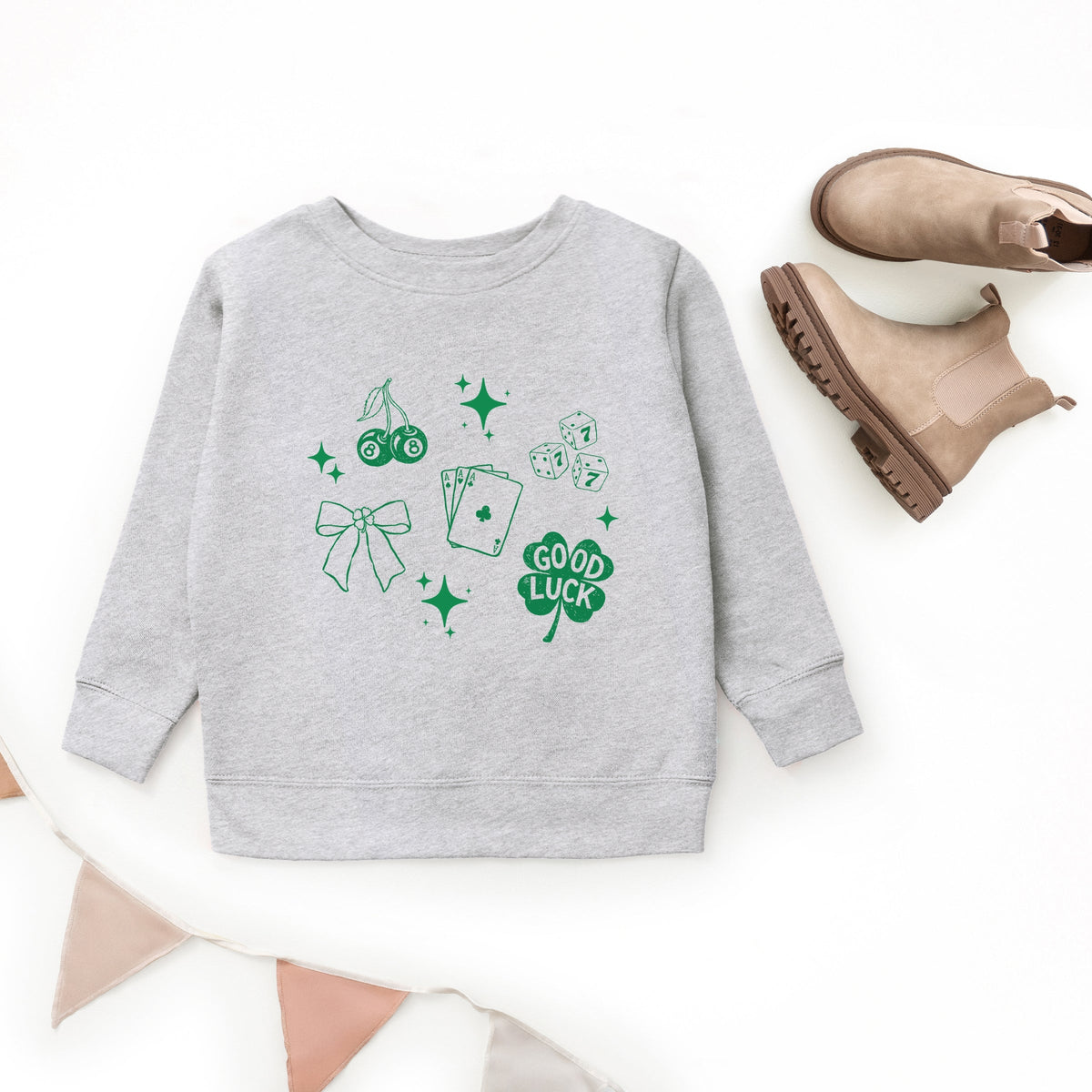 Lucky Icons Stars - Youth Graphic Sweatshirt