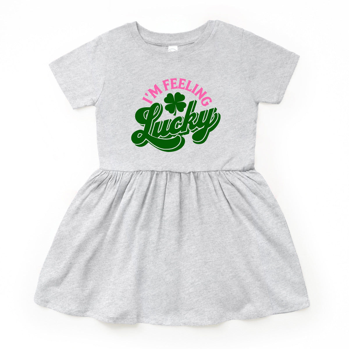 I'm Feeling Lucky Colorful - Toddler Graphic Dress
