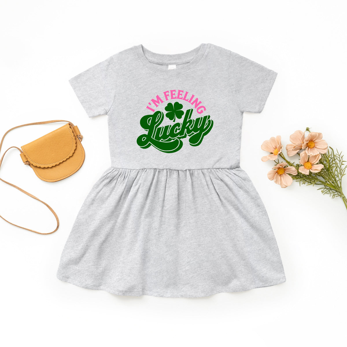 I'm Feeling Lucky Colorful - Toddler Graphic Dress