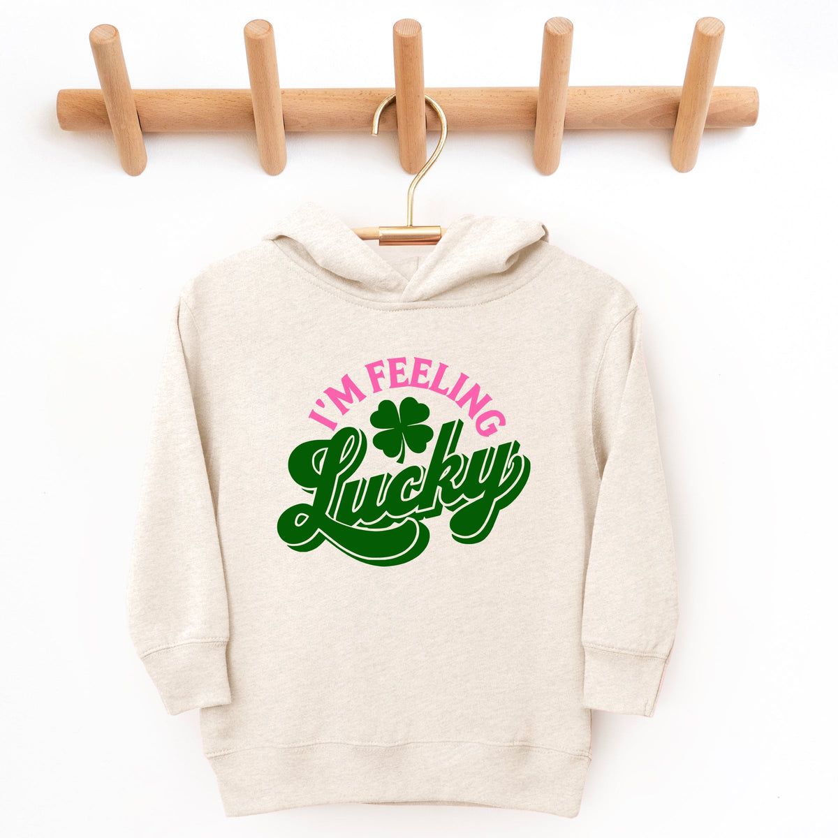 I'm Feeling Lucky Colorful - Toddler Hoodie