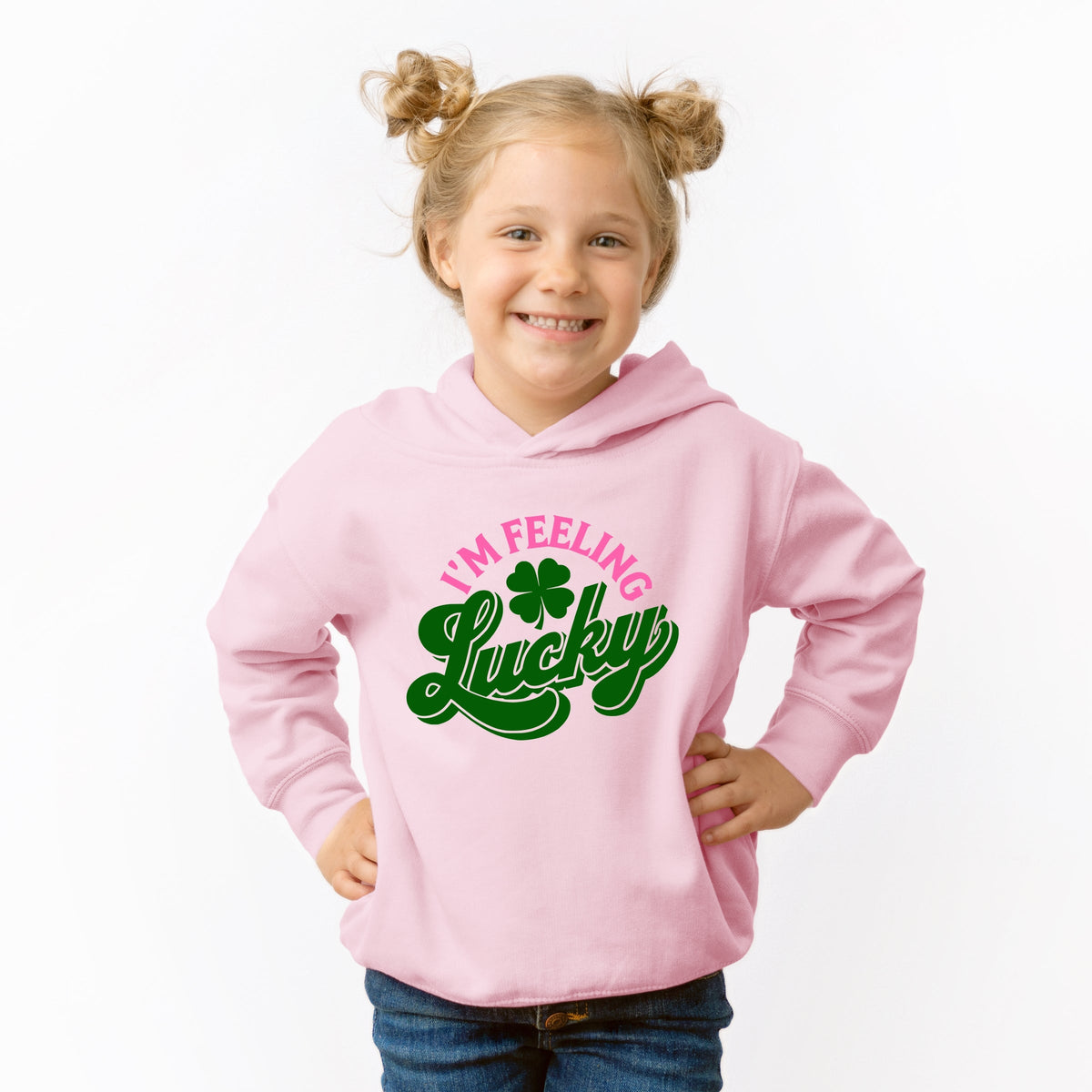 I'm Feeling Lucky Colorful - Toddler Hoodie