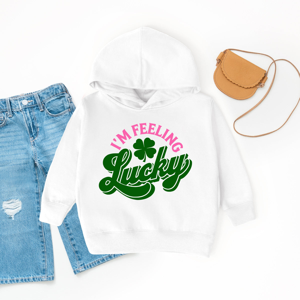 I'm Feeling Lucky Colorful - Toddler Hoodie