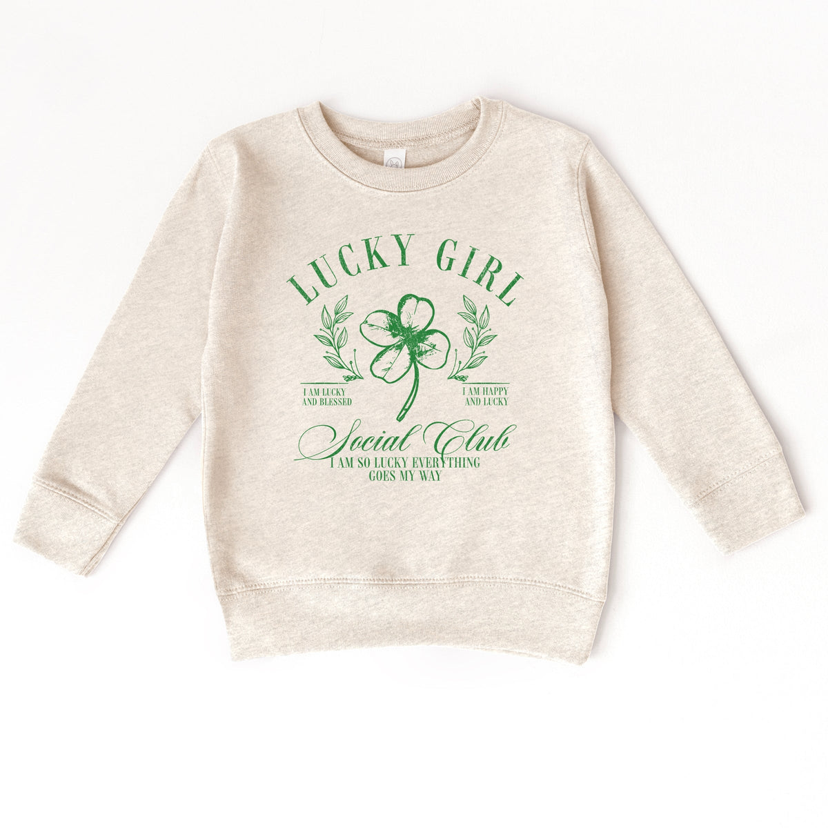 Lucky Girl Social Club Clover - Toddler Graphic Sweatshirt
