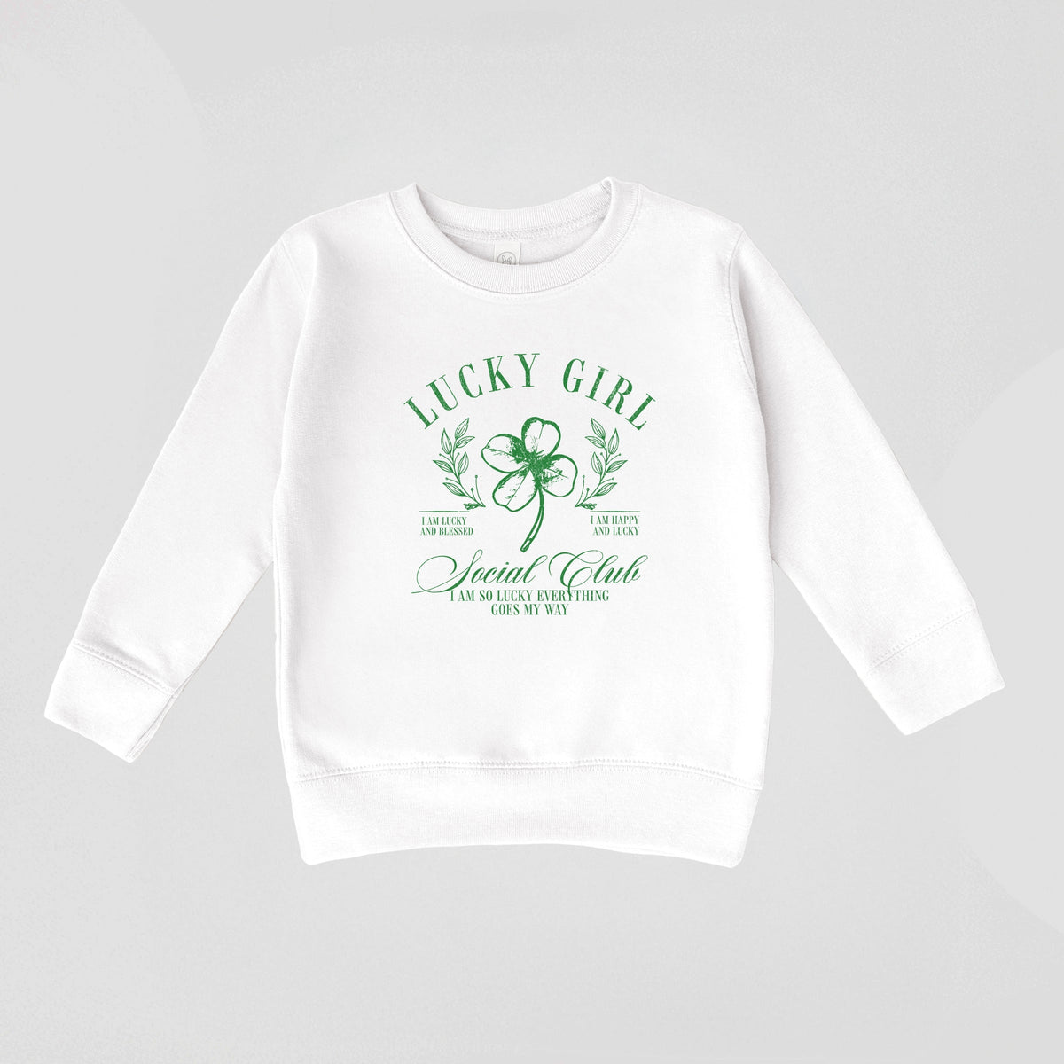 Lucky Girl Social Club Clover - Toddler Graphic Sweatshirt