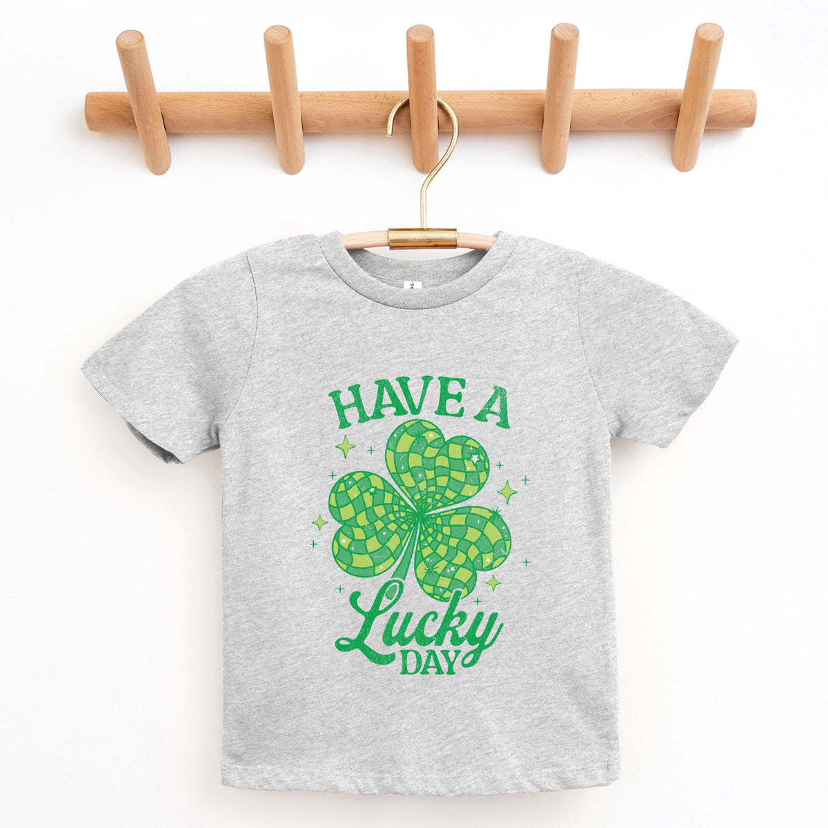 Have A Lucky Day Disco Distressed - Youth Short Sleeve Graphic T-Shirt