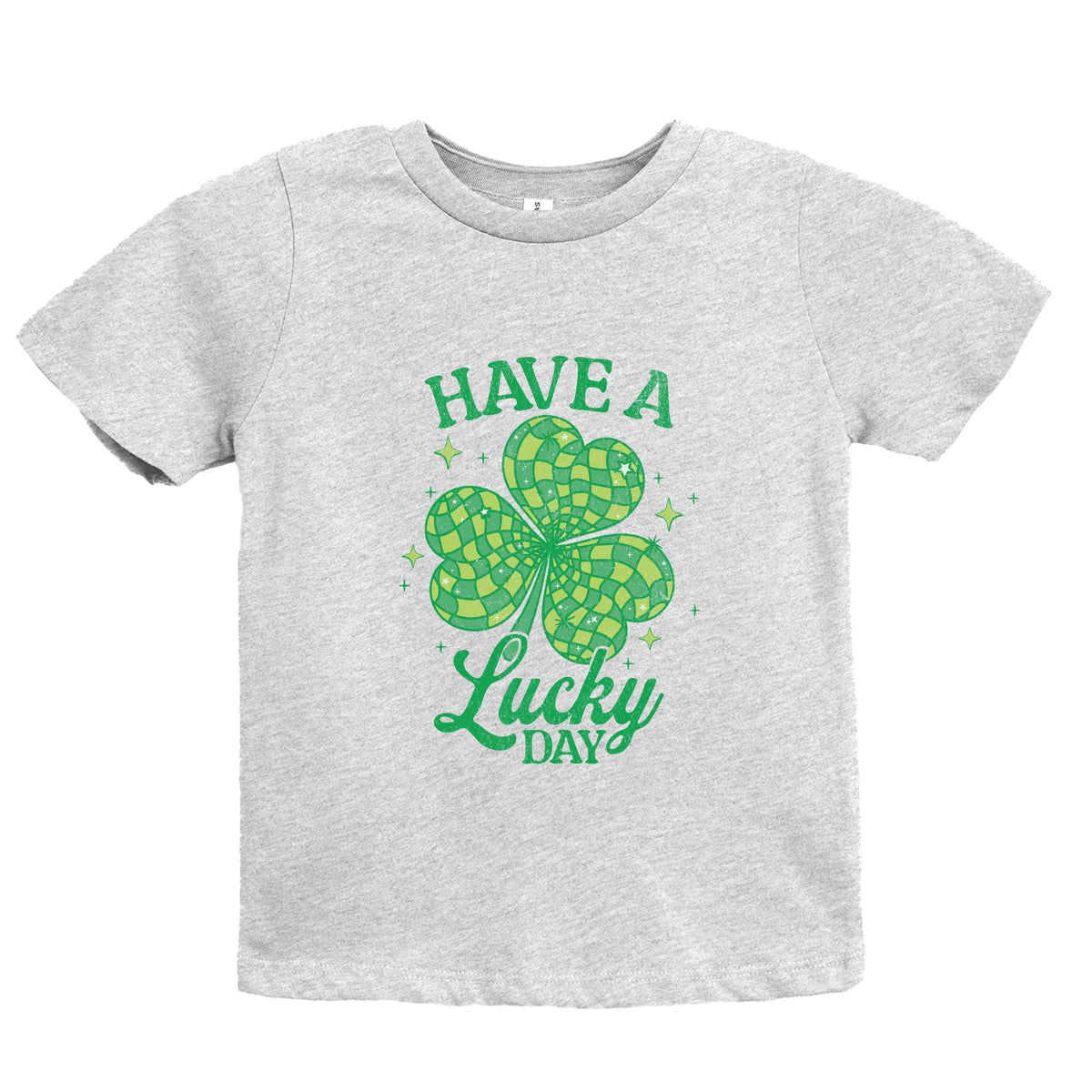 Have A Lucky Day Disco Distressed - Youth Short Sleeve Graphic T-Shirt
