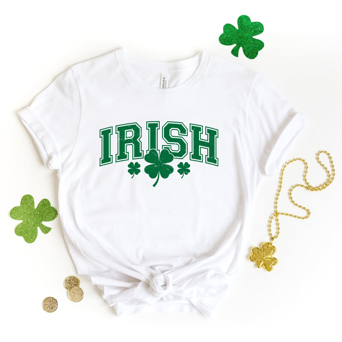 Irish Varsity Outline Arched - Women's Short Sleeve Graphic T-Shirt
