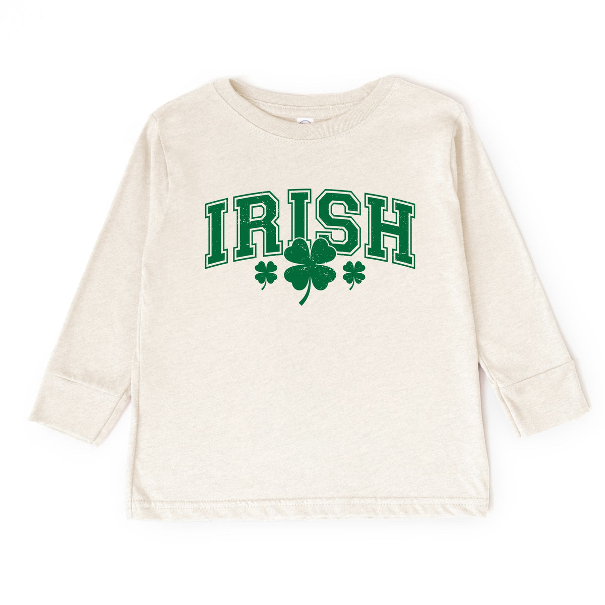 Irish Varsity Outline Arched - Toddler Long Sleeve Graphic Tee