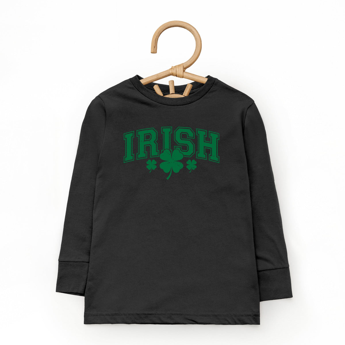 Irish Varsity Outline Arched - Toddler Long Sleeve Graphic Tee