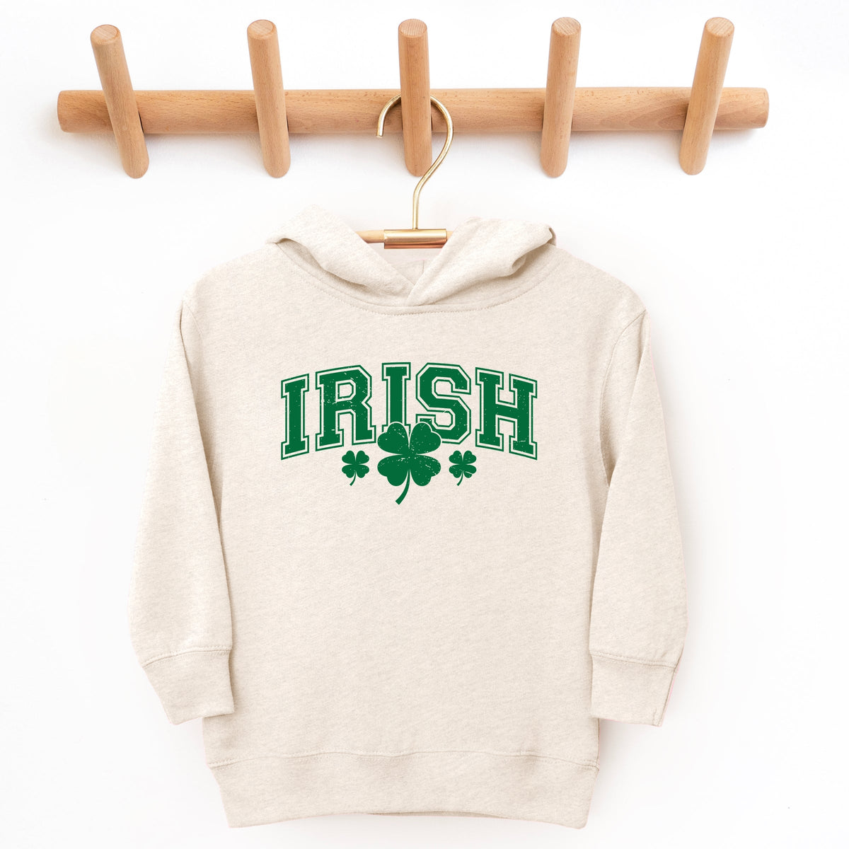 Irish Varsity Outline Arched - Toddler Hoodie