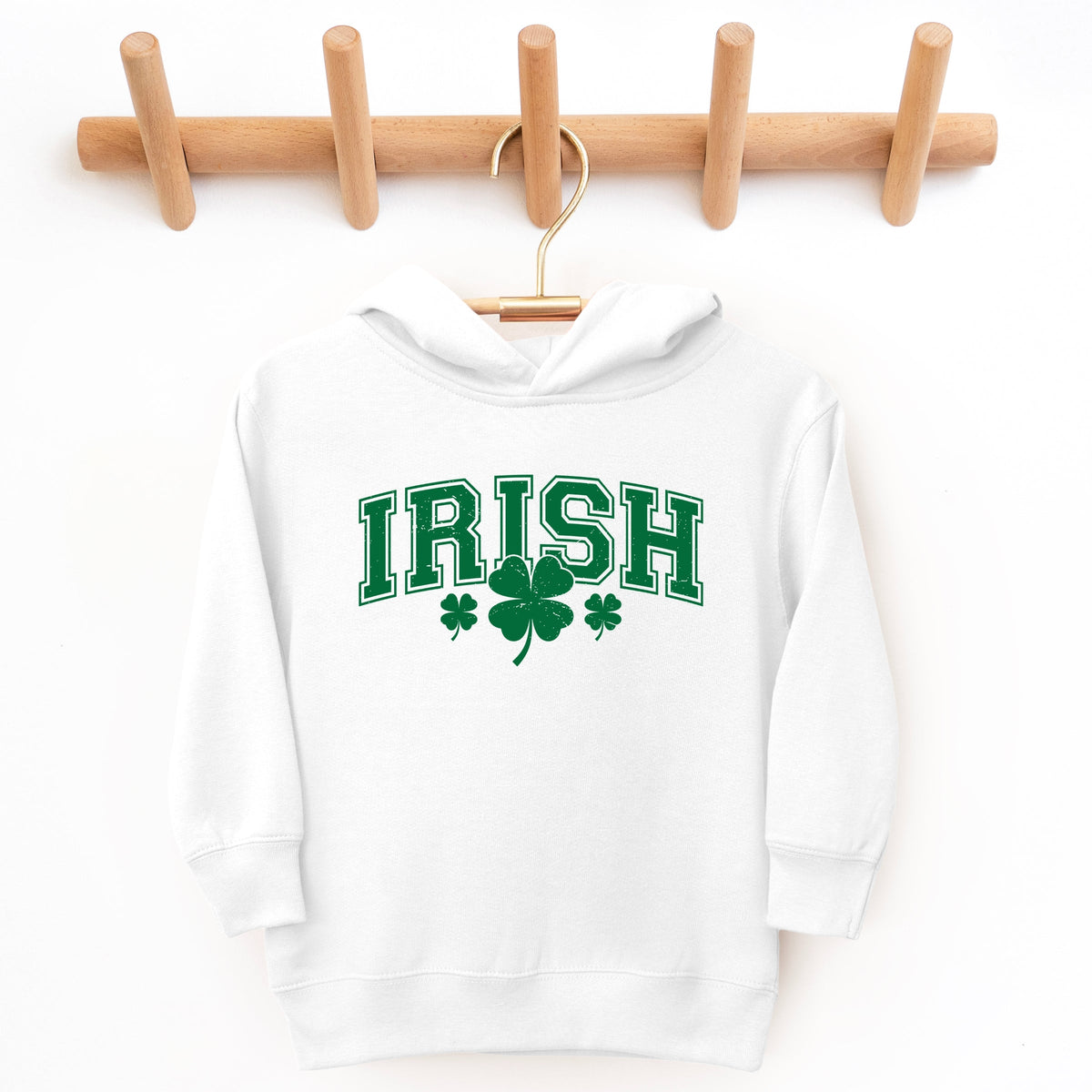 Irish Varsity Outline Arched - Toddler Hoodie