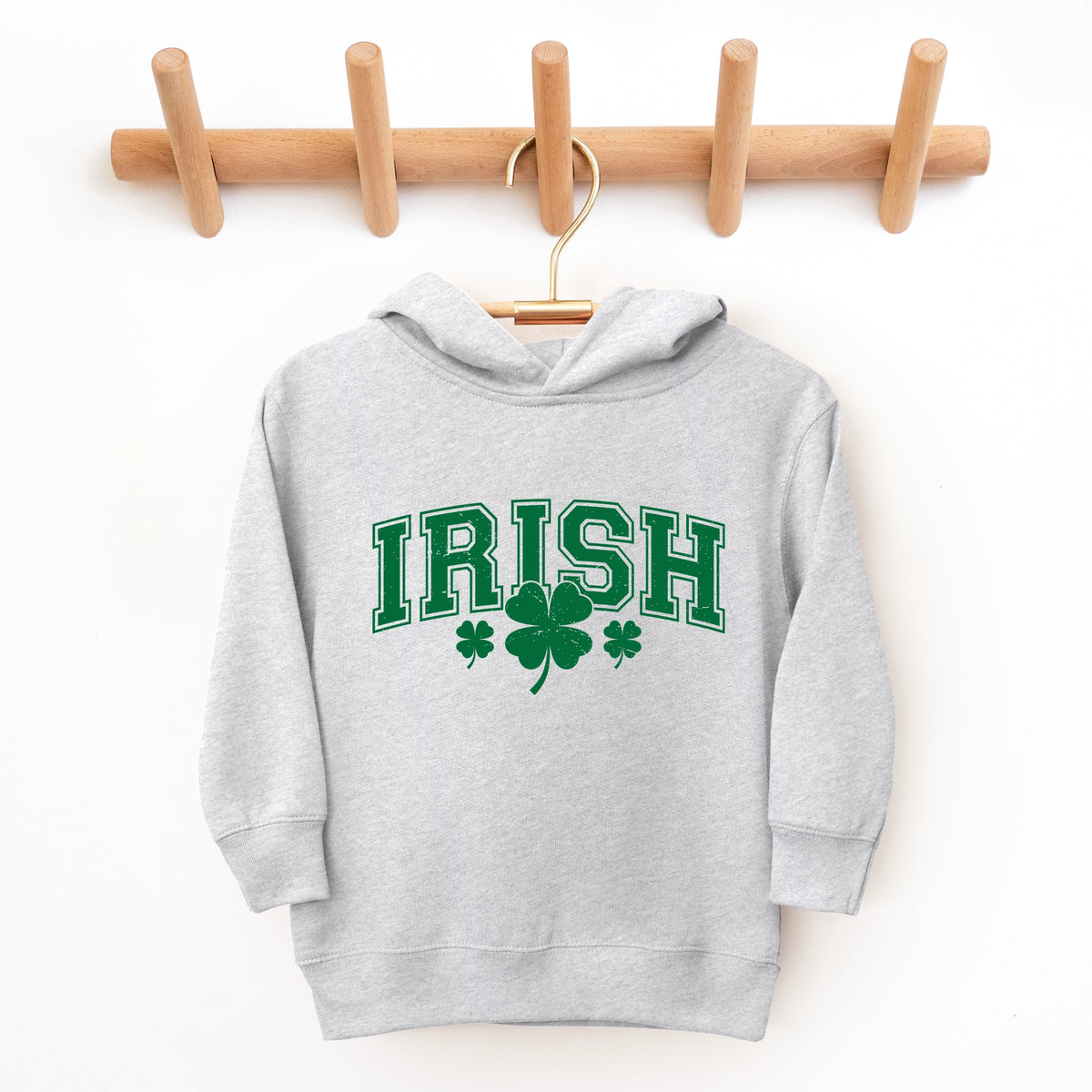 Irish Varsity Outline Arched - Toddler Hoodie