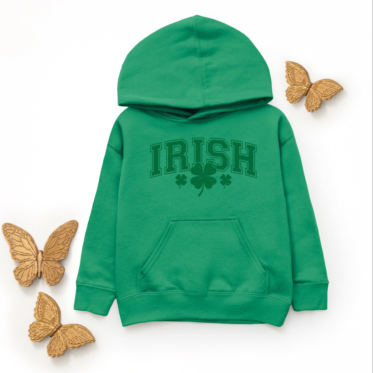 Irish Varsity Outline Arched - Youth Graphic Hoodie