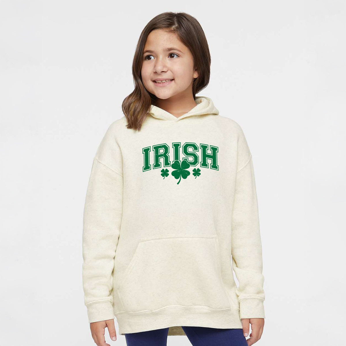 Irish Varsity Outline Arched - Youth Graphic Hoodie