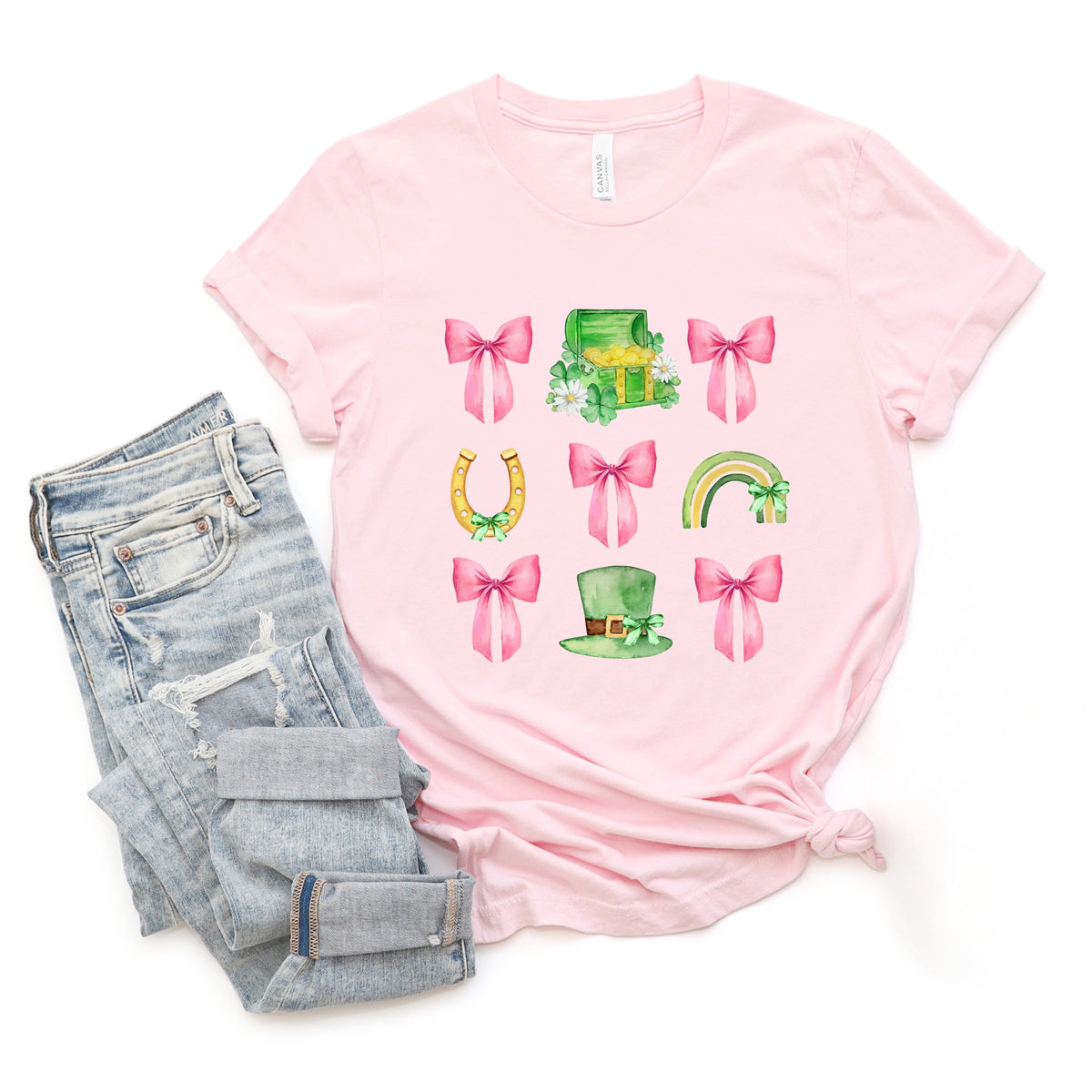 Leprechaun Chart Coquette - Women's Short Sleeve Graphic T-Shirt