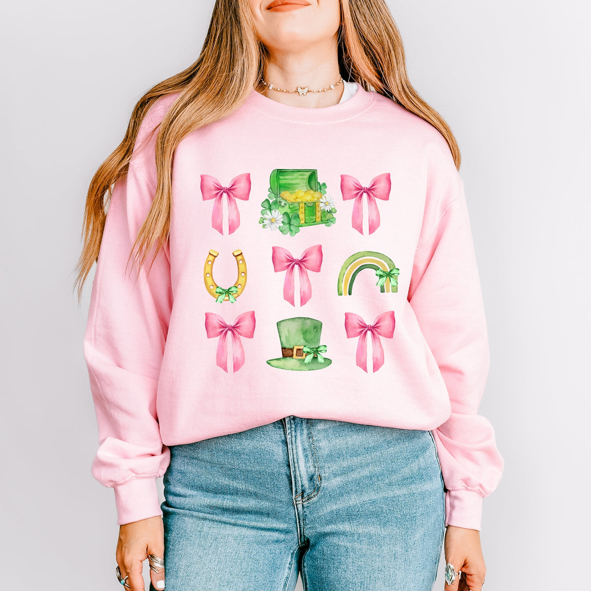 Leprechaun Chart Coquette - Women's Graphic Sweatshirt