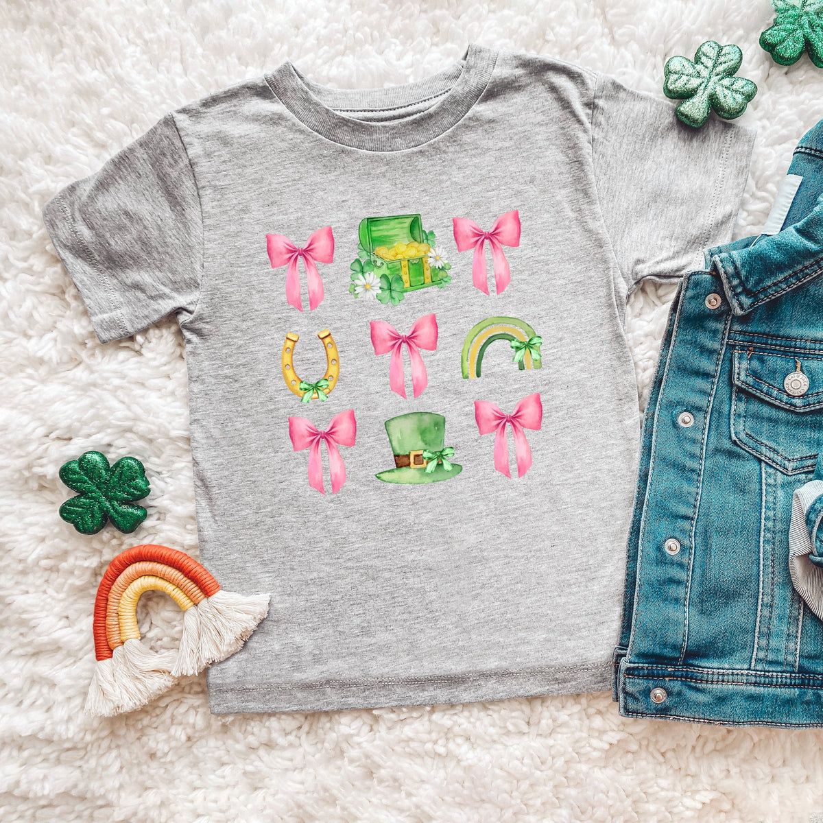 Leprechaun Chart Coquette - Toddler Short Sleeve Graphic T-Shirt