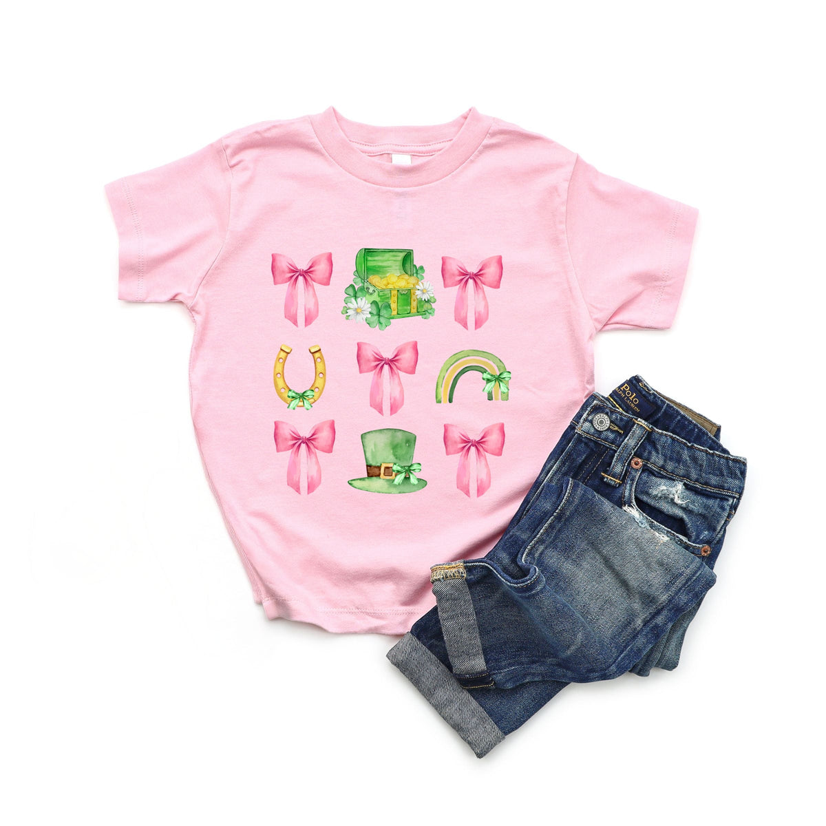 Leprechaun Chart Coquette - Toddler Short Sleeve Graphic T-Shirt