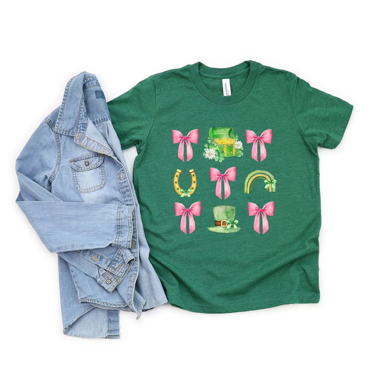 Leprechaun Chart Coquette - Youth Short Sleeve Graphic T-Shirt
