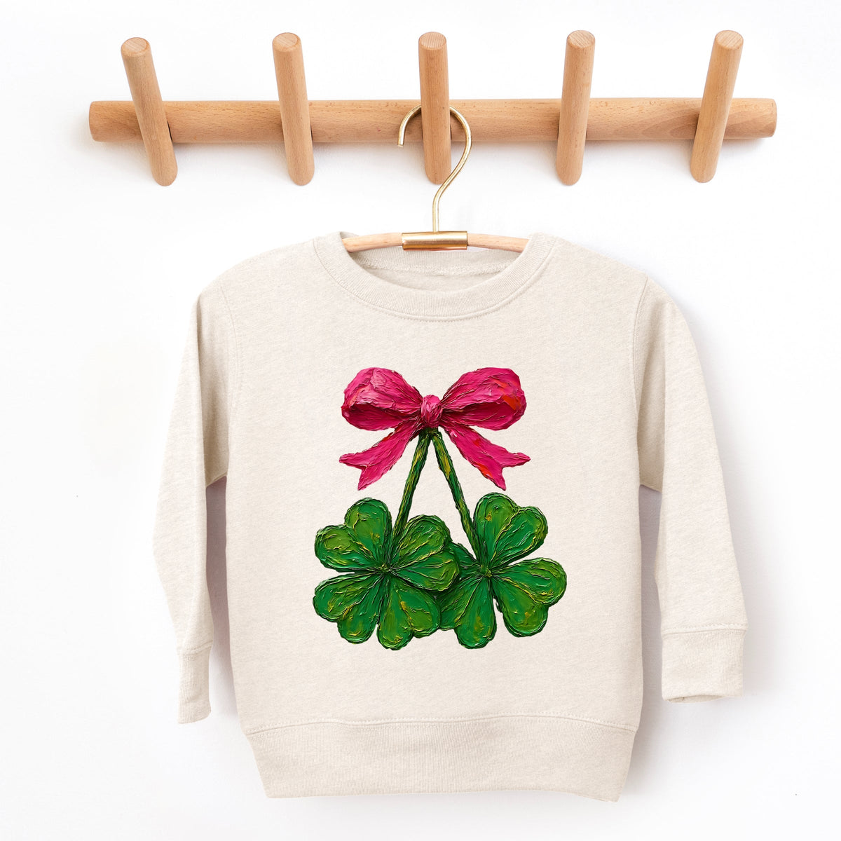 Clover Cherries Paint - Toddler Graphic Sweatshirt