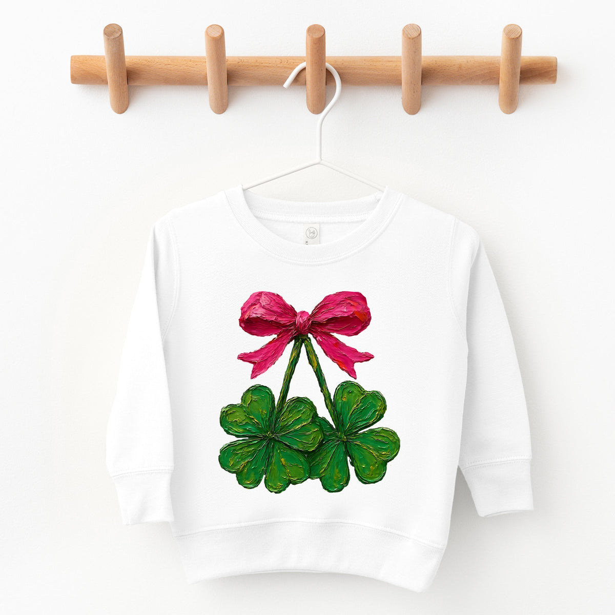 Clover Cherries Paint - Toddler Graphic Sweatshirt