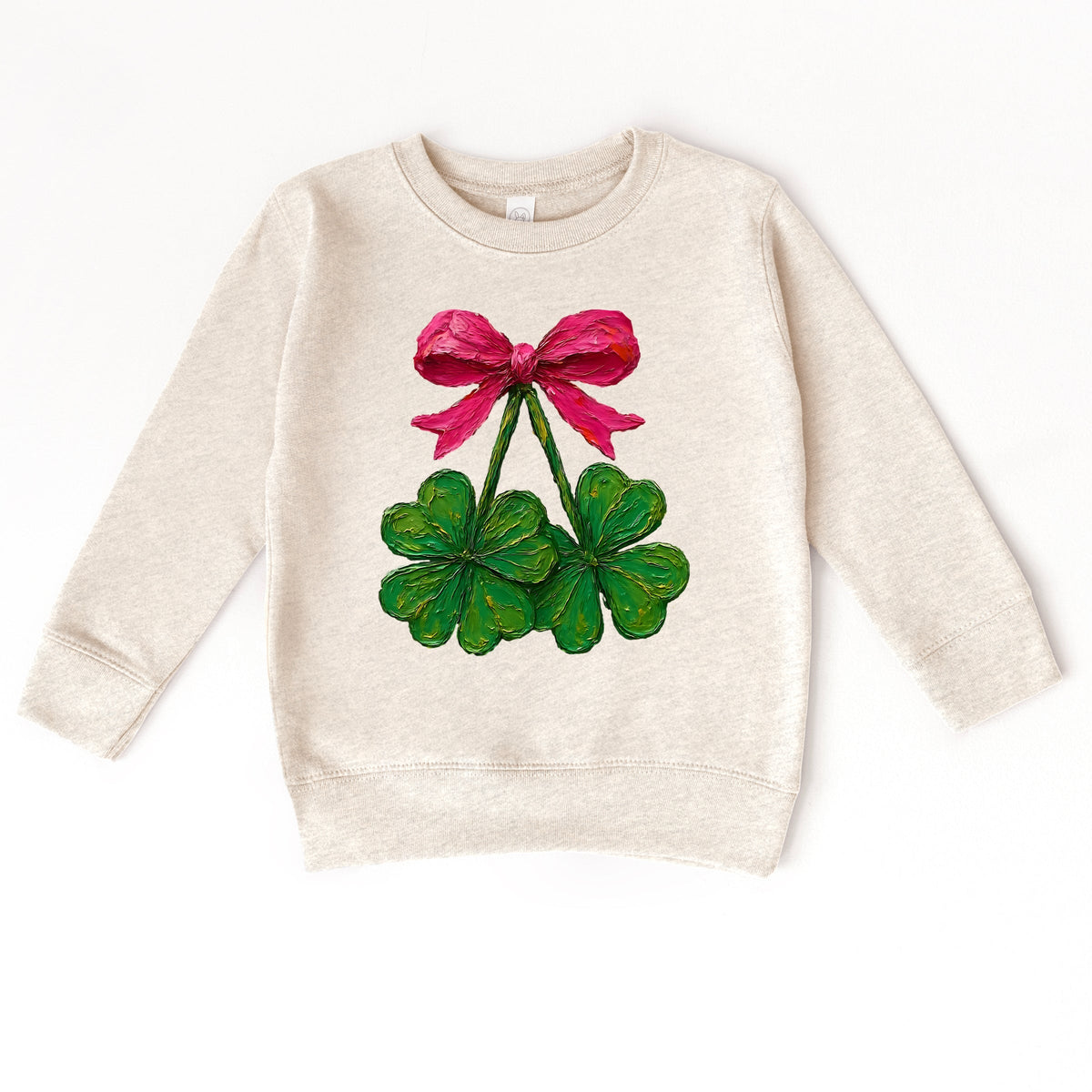 Clover Cherries Paint - Toddler Graphic Sweatshirt