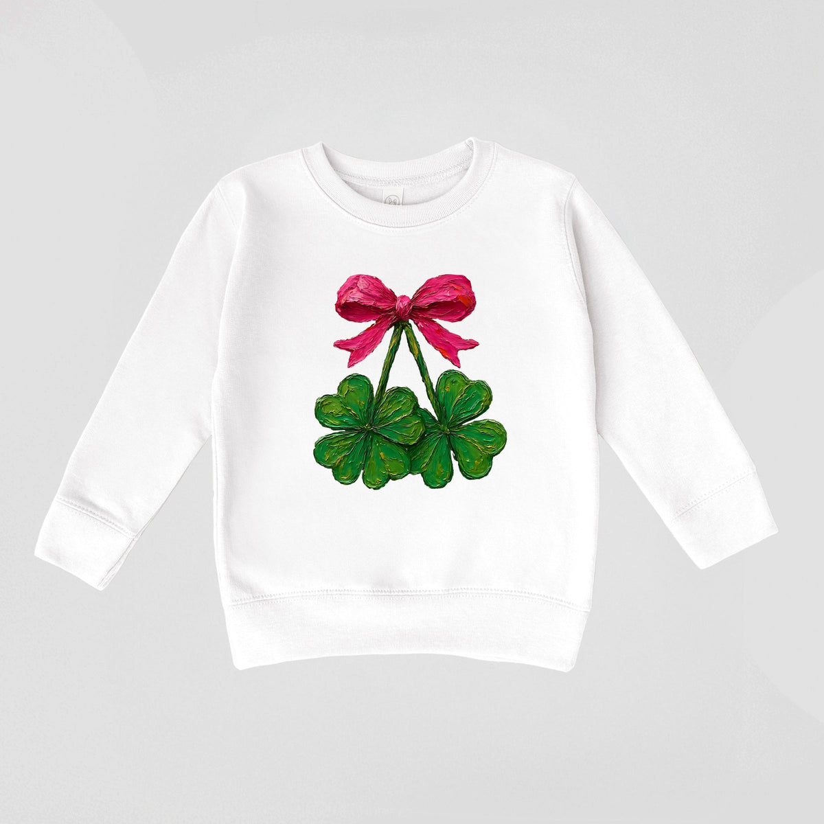 Clover Cherries Paint - Toddler Graphic Sweatshirt
