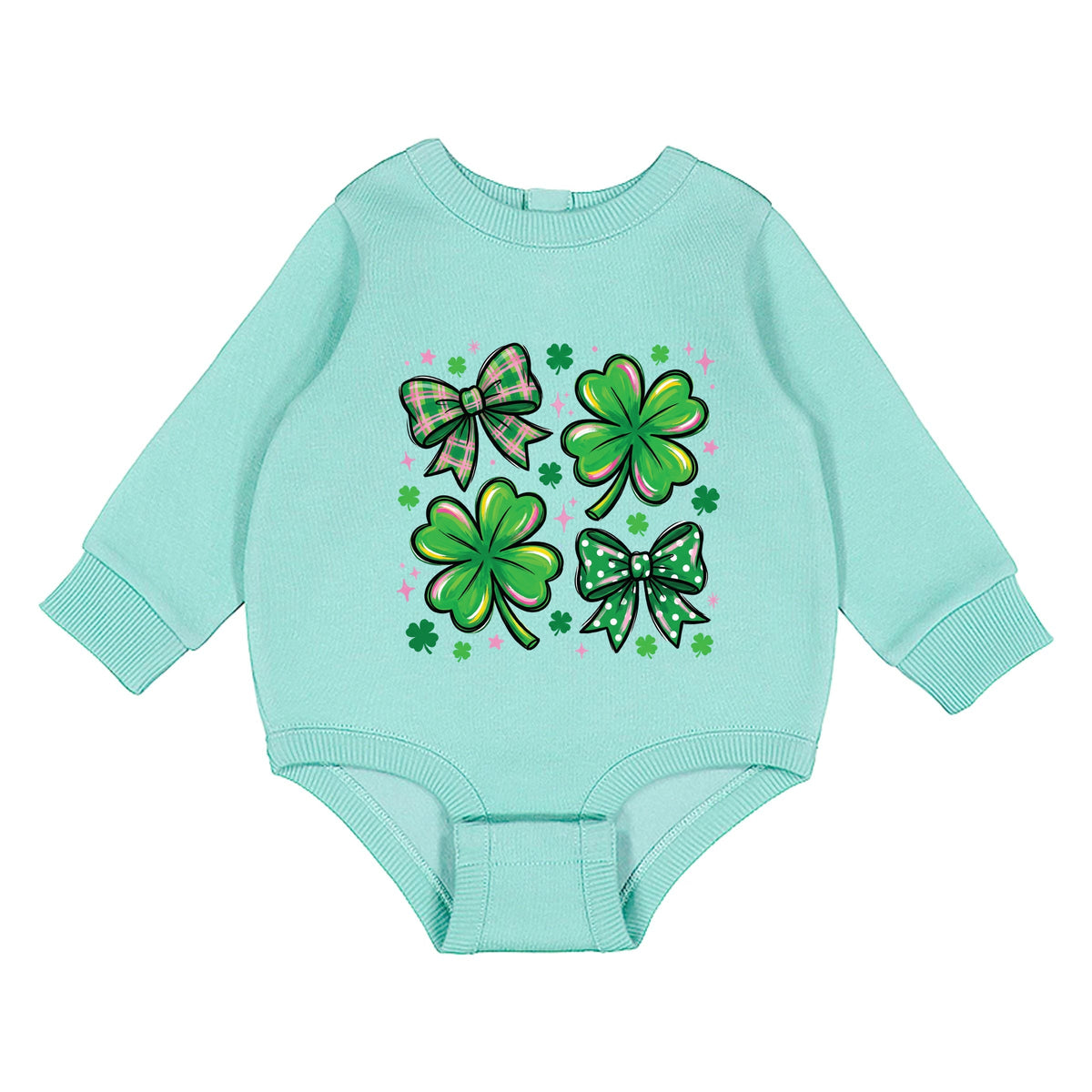 Clover Stars Coquette - Infant Fleece BodySuit