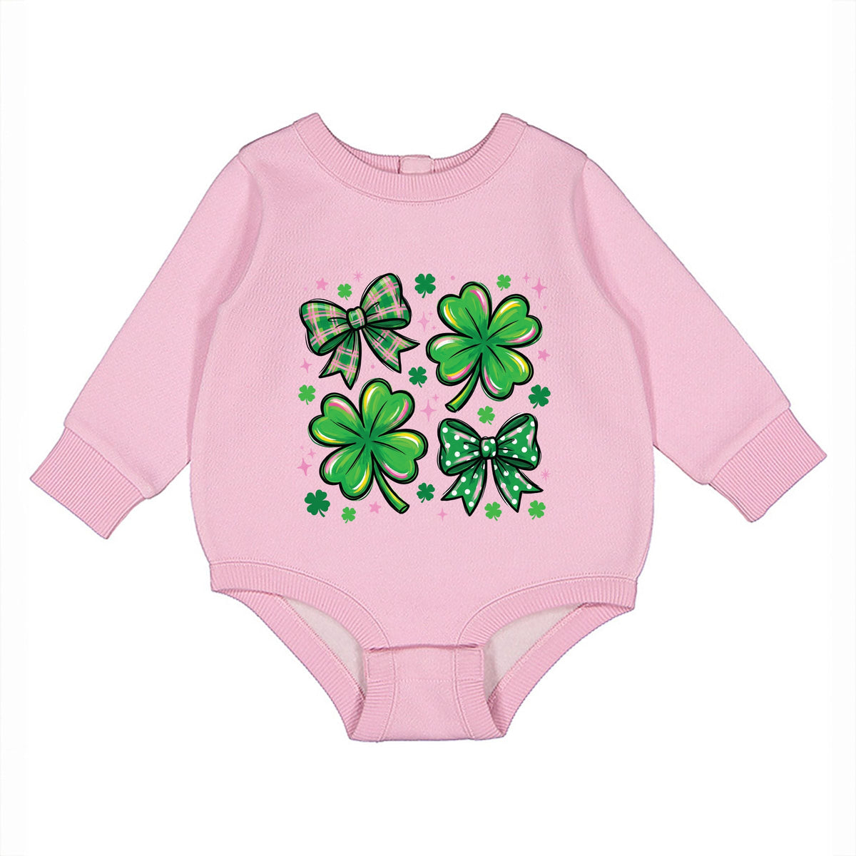 Clover Stars Coquette - Infant Fleece BodySuit