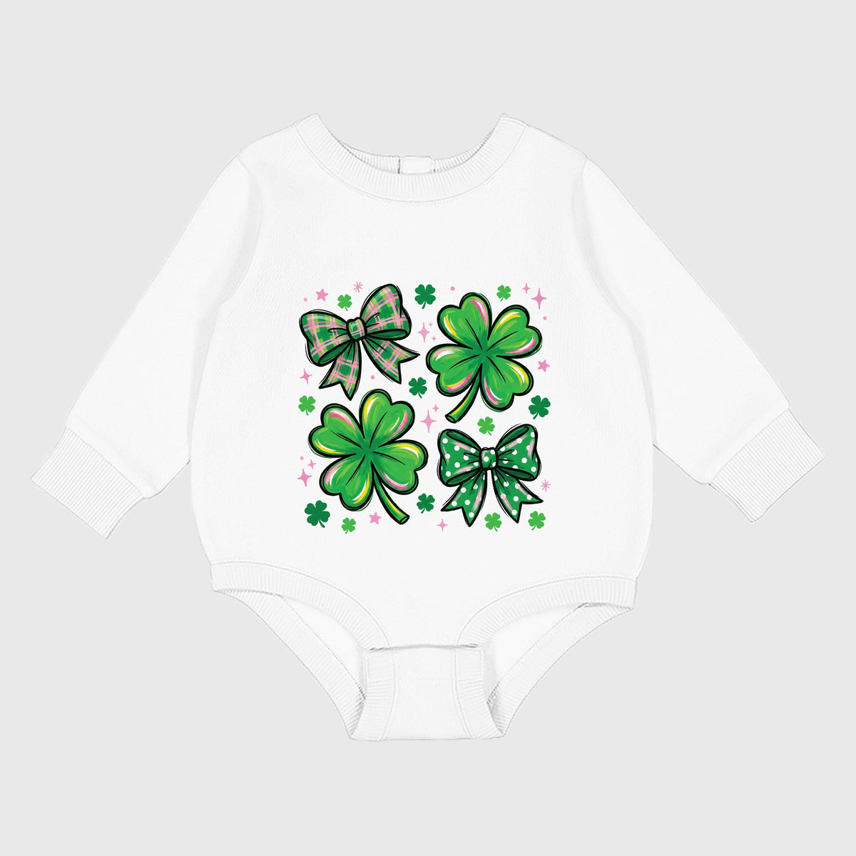 Clover Stars Coquette - Infant Fleece BodySuit