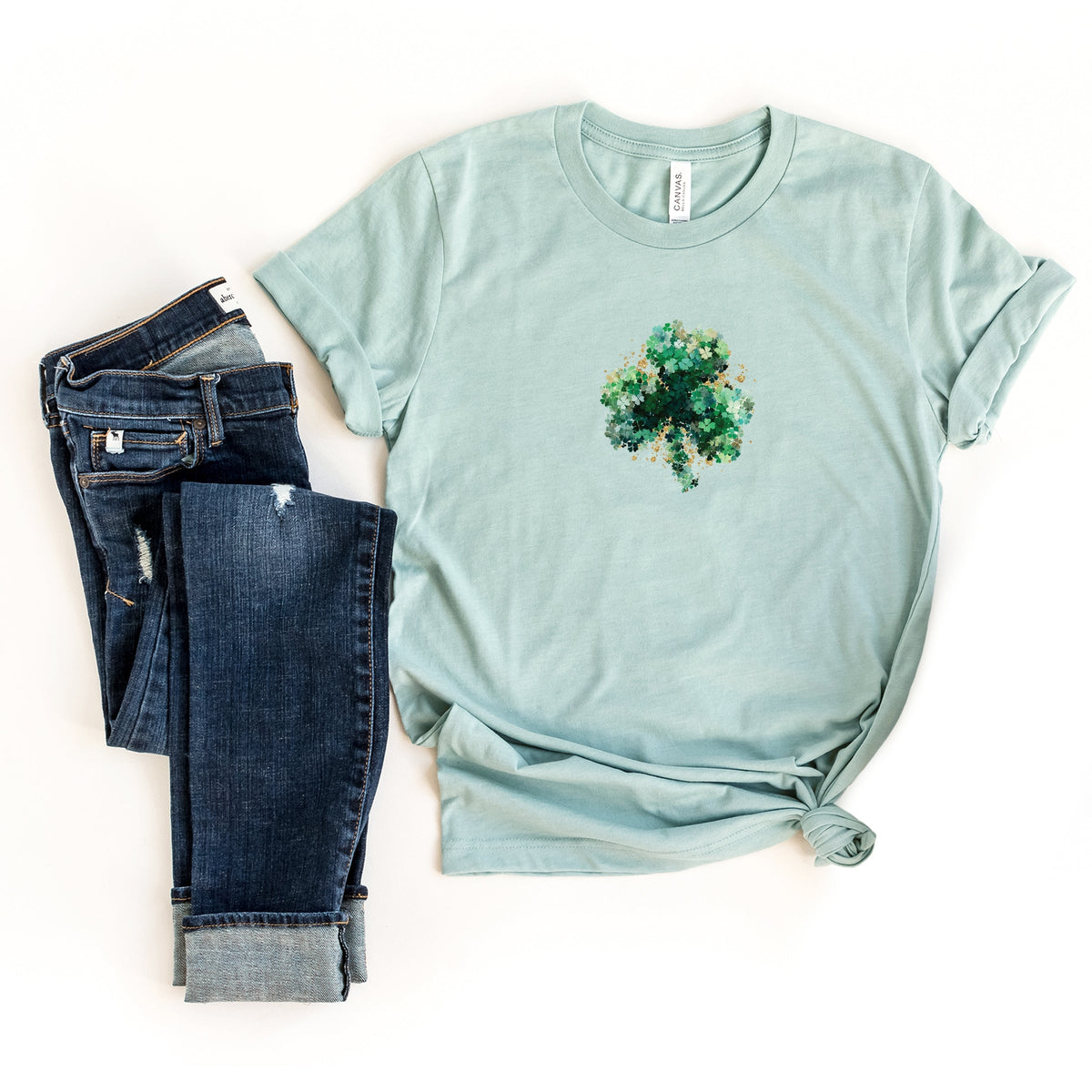 Clover Cluster - Women's Short Sleeve Graphic T-Shirt