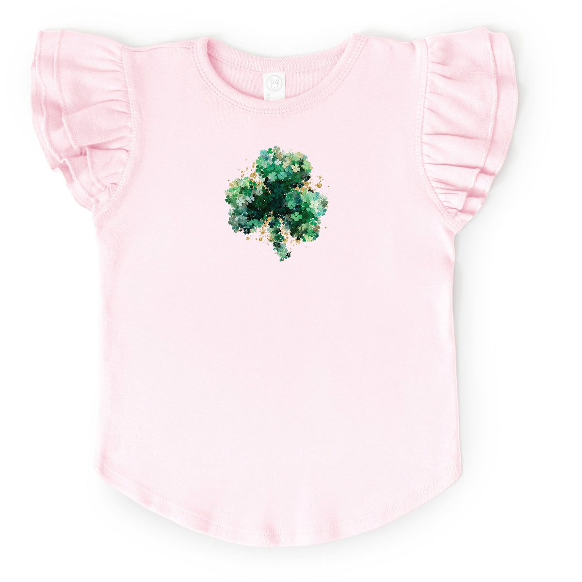 Clover Cluster - Flutter Sleeve Graphic T-Shirt