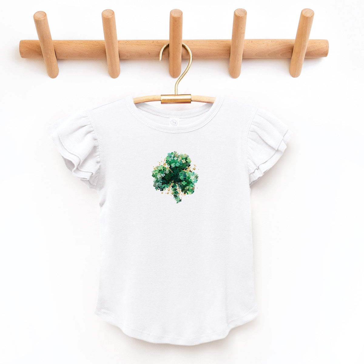 Clover Cluster - Flutter Sleeve Graphic T-Shirt