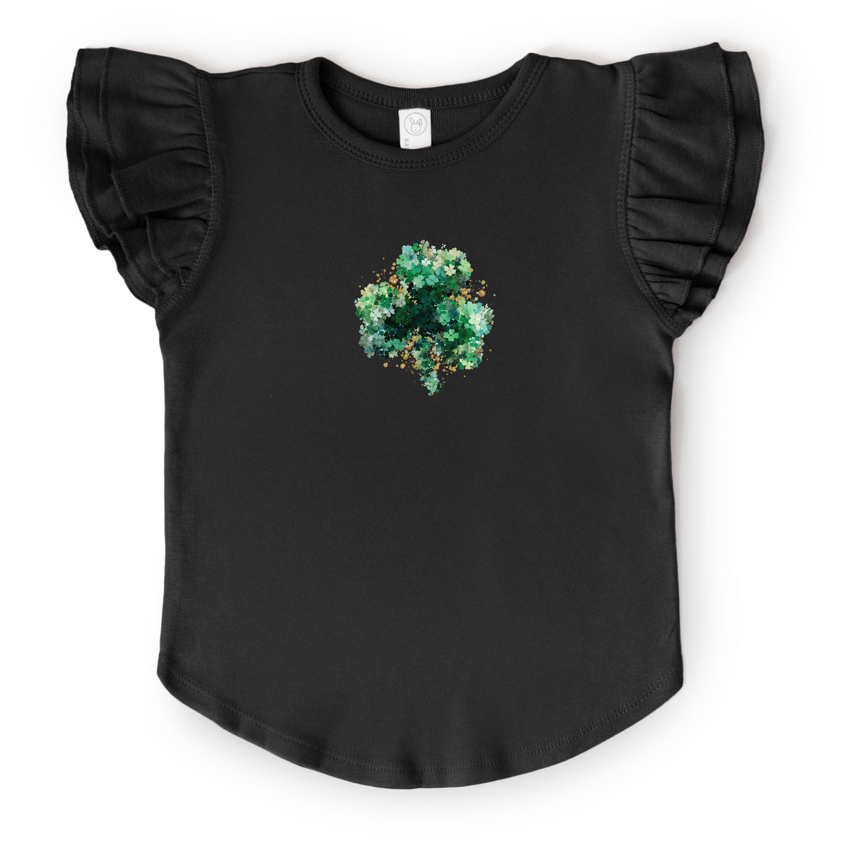 Clover Cluster - Flutter Sleeve Graphic T-Shirt