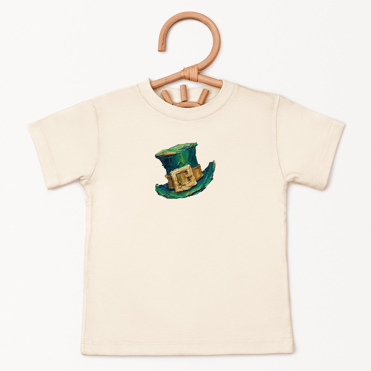 Leprechaun Hat Paint Print - Toddler Short Sleeve Graphic T-Shirt