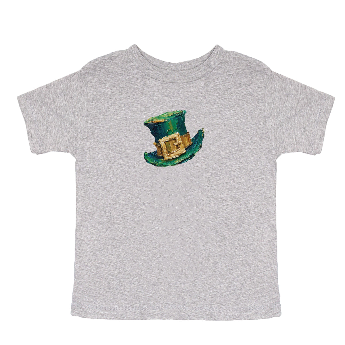 Leprechaun Hat Paint Print - Toddler Short Sleeve Graphic T-Shirt