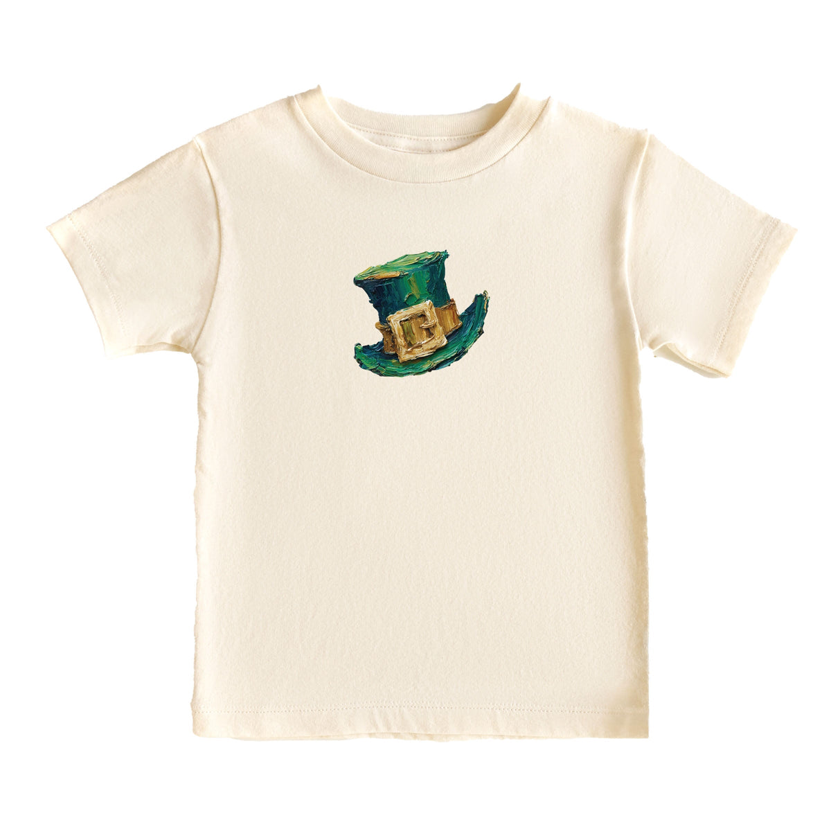 Leprechaun Hat Paint Print - Toddler Short Sleeve Graphic T-Shirt