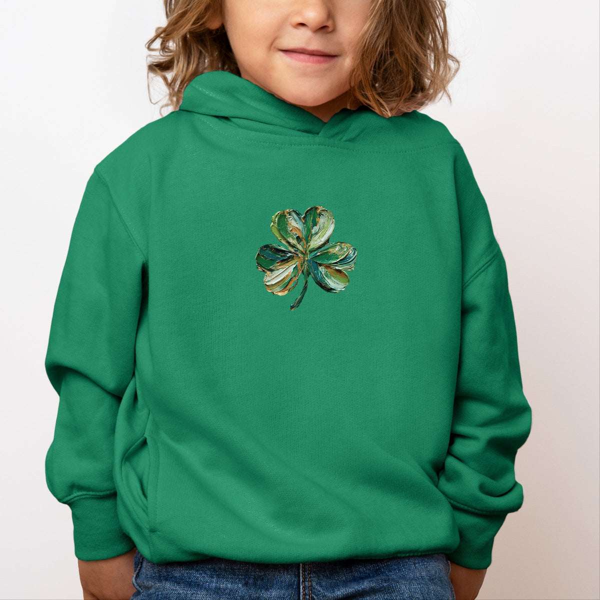 Clover Paint Print - Toddler Hoodie