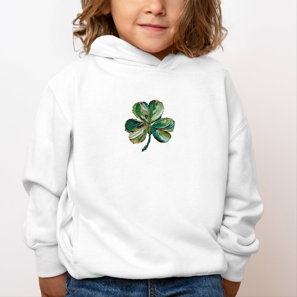Clover Paint Print - Toddler Hoodie