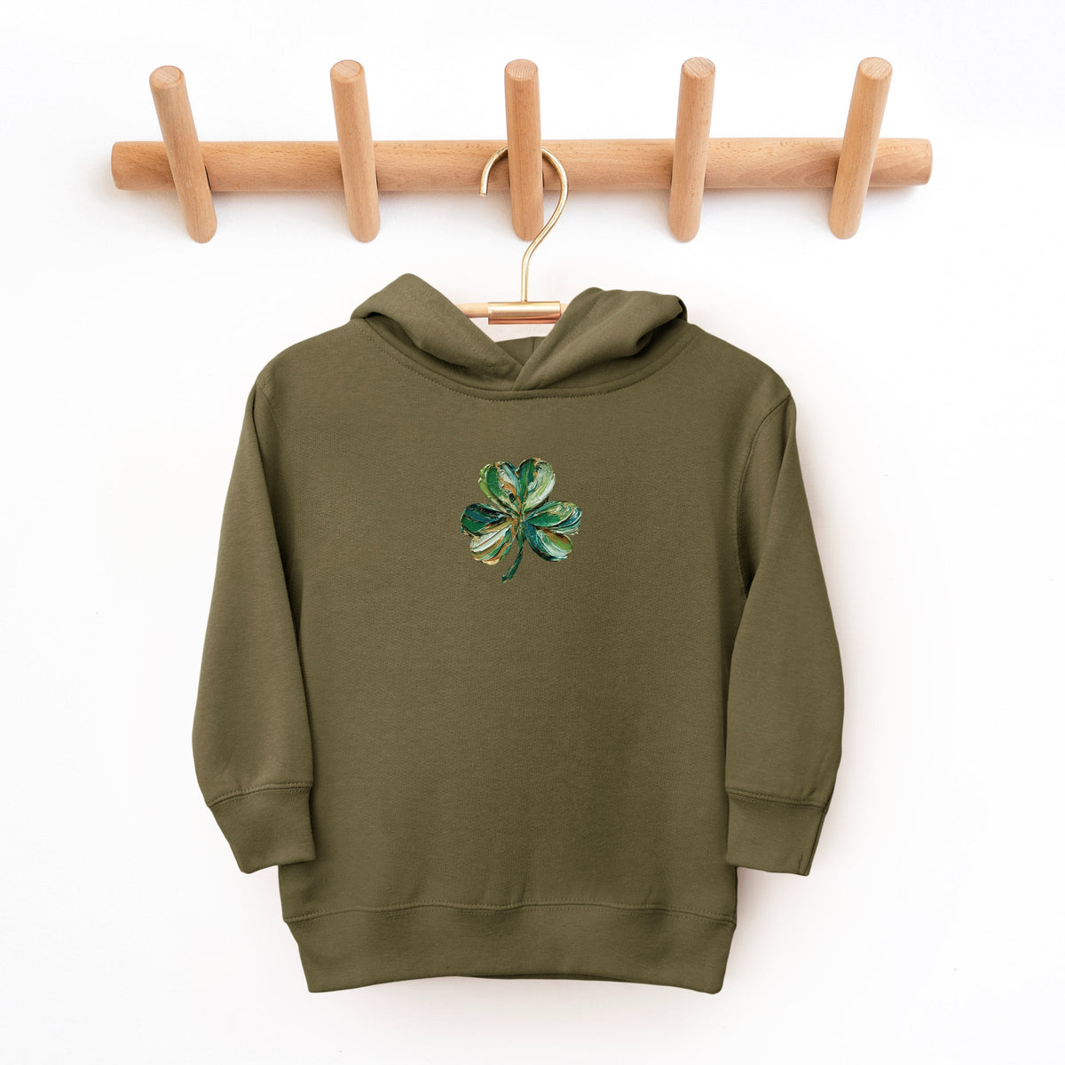 Clover Paint Print - Toddler Hoodie